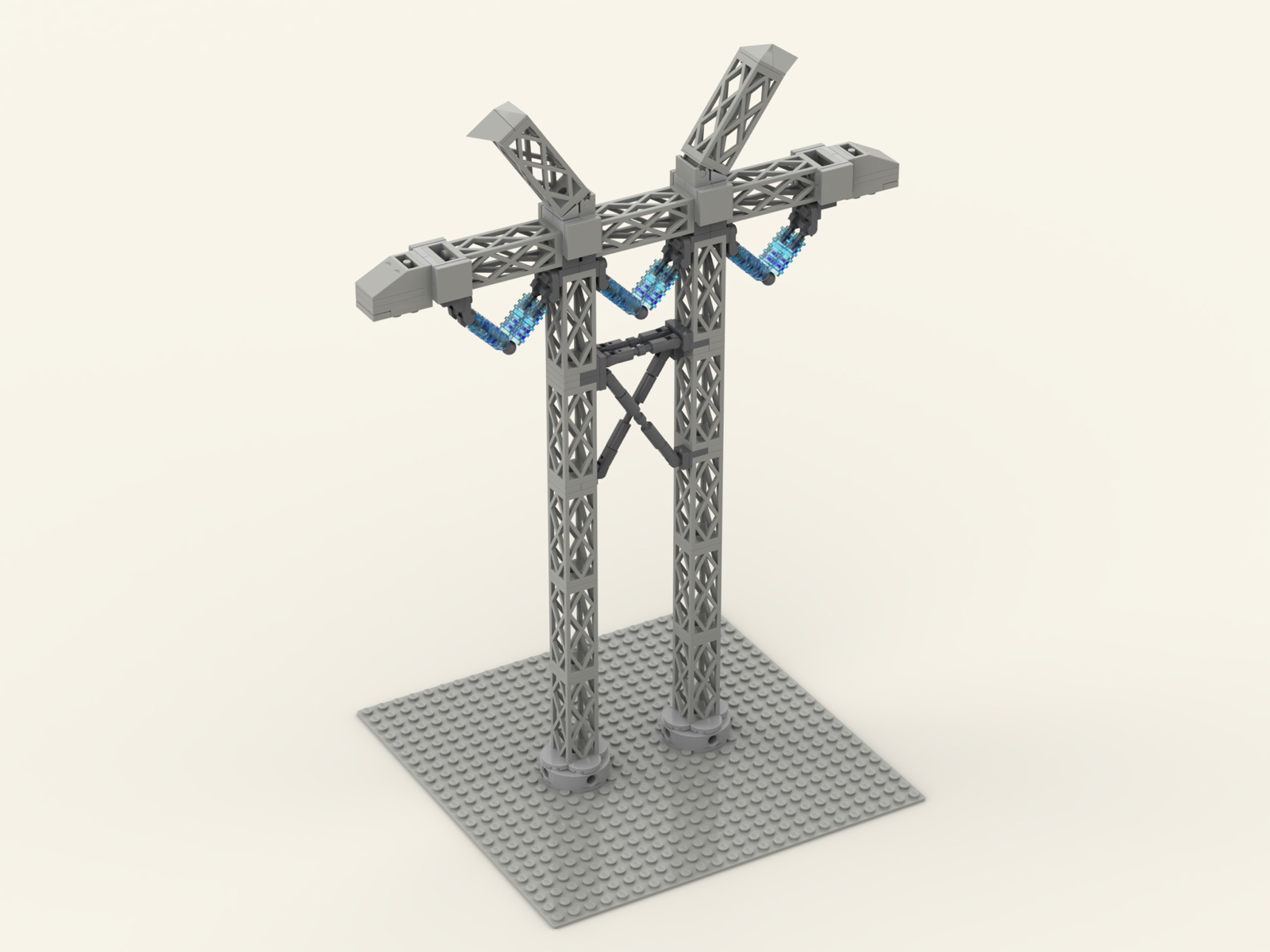 Large Lattice H-Frame